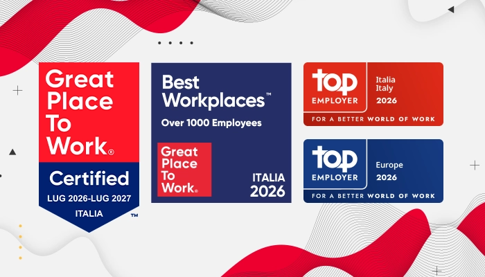 Bollino Great Place To Work e Top Employer