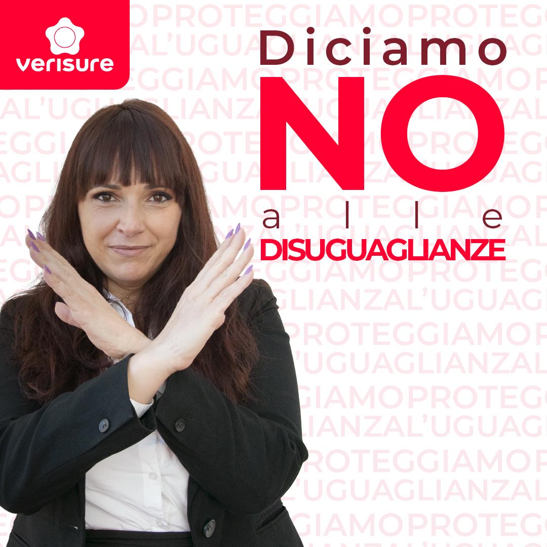 donna verisure dice no alle disuguaglianze