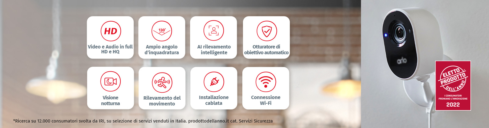 telecamera verisure da interno prodotto dell'anno