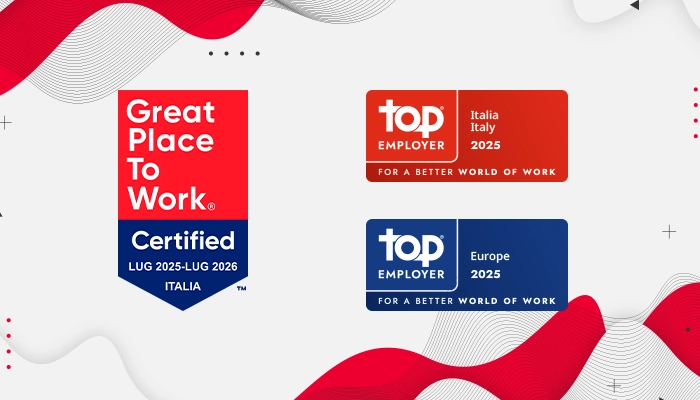 Bollino Great Place To Work e Top Employer