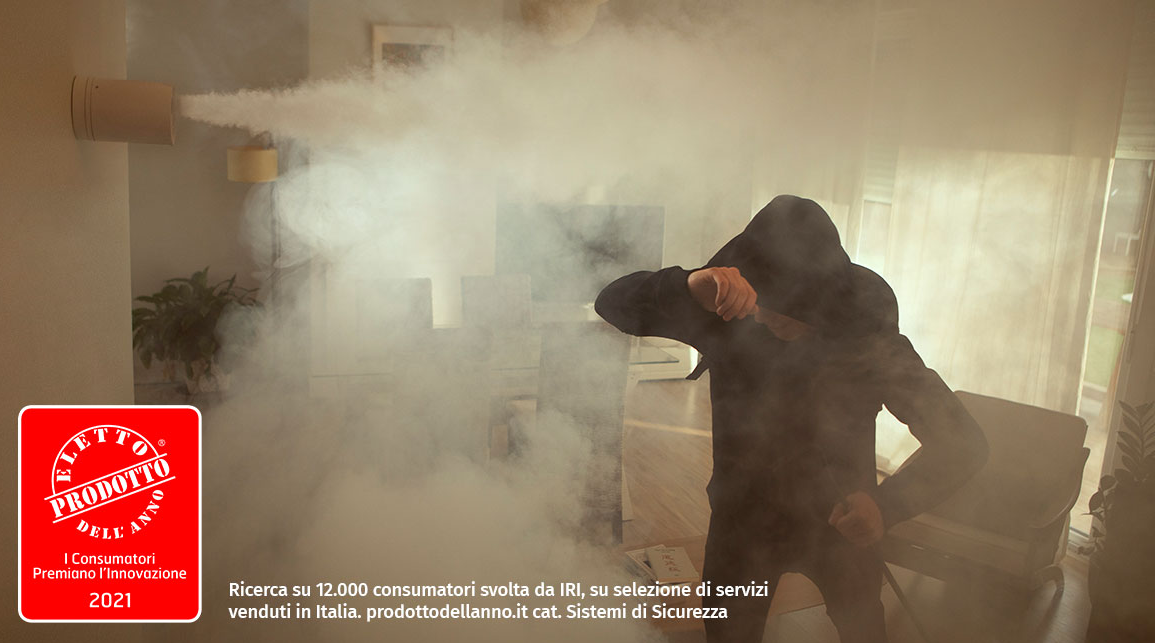 il ladro viene espulsodall'antifurto verisure zerovision