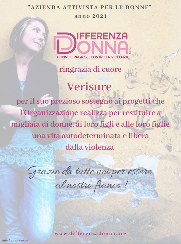 certificazione verisure azienda attivista per le donne