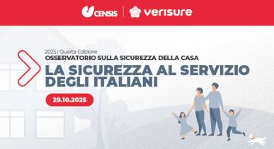 Verisure e Censis | Quarto rapporto dell'Osservatorio sulla Sicurezza della Casa