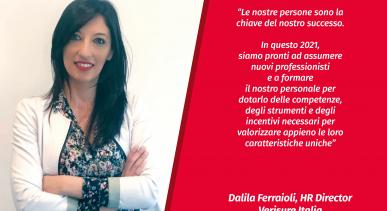 Citazione Dalila Ferraioli, Direttore Risorse Umane Verisure Italia