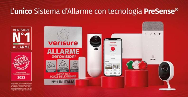 Kit allarme verisure presense eletto prodotto dell'anno 2023