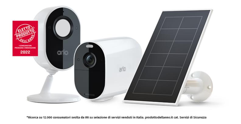 telecamere e pannello solare verisure eletti prodotto dell'anno 2022