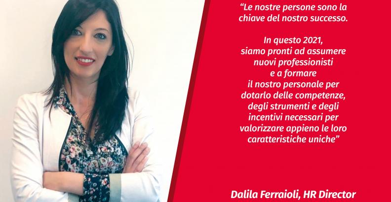 Citazione Dalila Ferraioli, Direttore Risorse Umane Verisure Italia