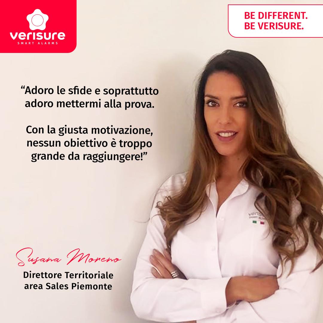 Susana Moreno donna manager e direttore territoriale verisure