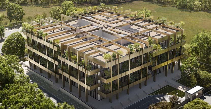 bosco verticale di roma: green island ufficio verisure