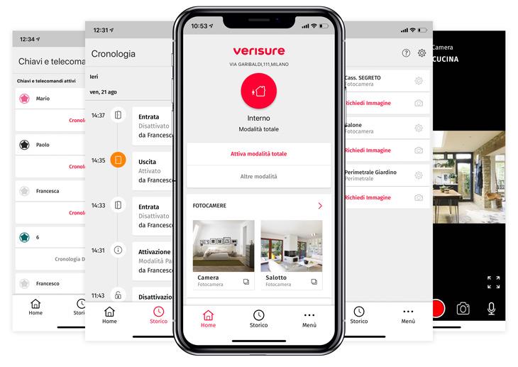 App My Verisure Italia schermate